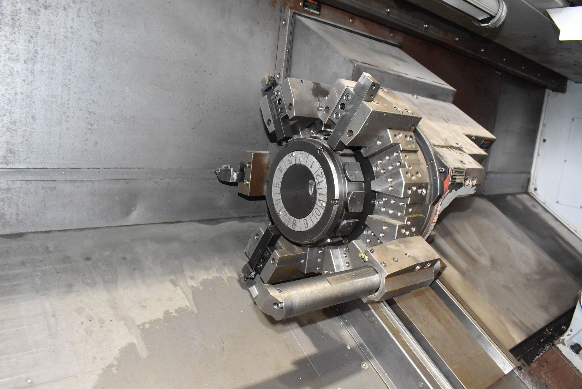 ACCUWAY (2012) UT-300LX CNC SLANT BED TURNING CENTER WITH FANUC 0I-TD CNC CONTROL, 22" 3-JAW - Image 6 of 29