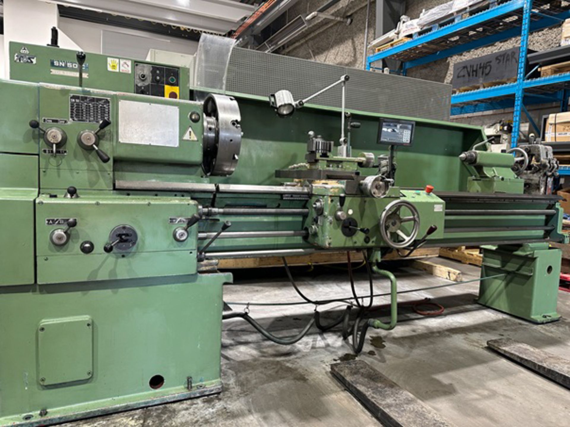 TOS SN50CX2000 GAP BED ENGINE LATHE WITH 20" SWING OVER BED, 27.5" SWING IN GAP, 80" DISTANCE - Image 8 of 16
