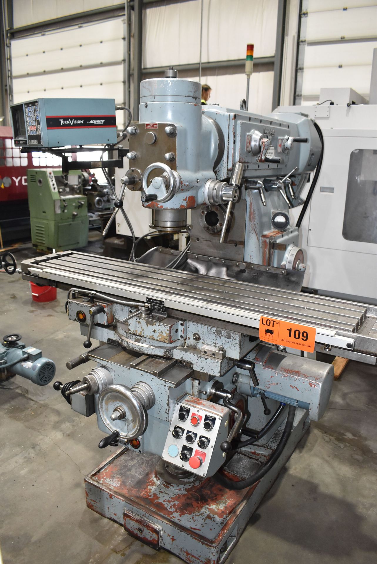 VARANMO U-2MM UNIVERSAL MILLING MACHINE WITH 12"X60" TABLE, VERTICAL SPINDLE SPEEDS TO 2400 RPM, - Image 7 of 13