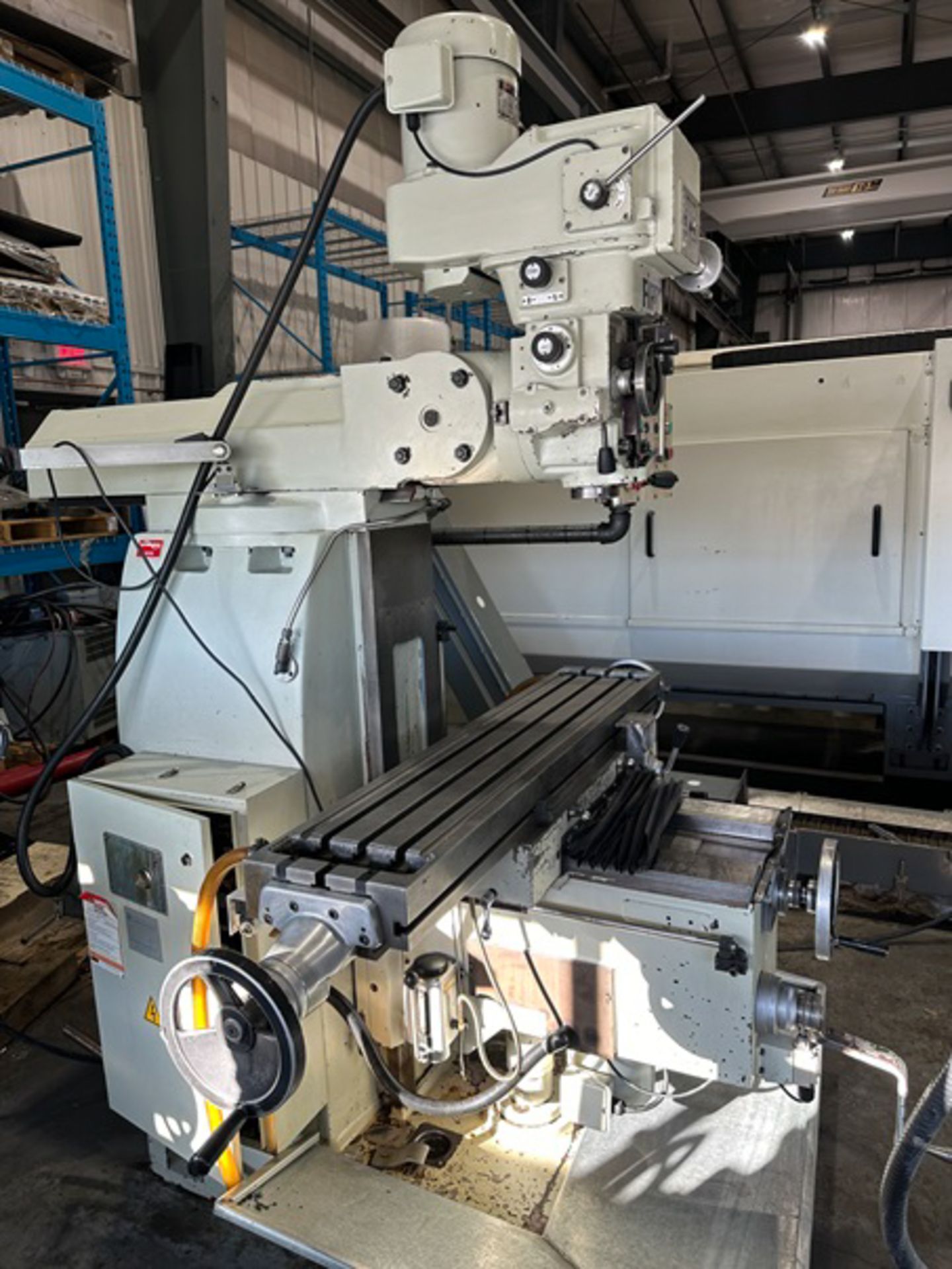 FIRST LC-20VSG VERTICAL MILLING MACHINE WITH 10"X51" TABLE, SPEEDS TO 4500 RPM, 5 HP, NEWALL 3- - Image 8 of 13