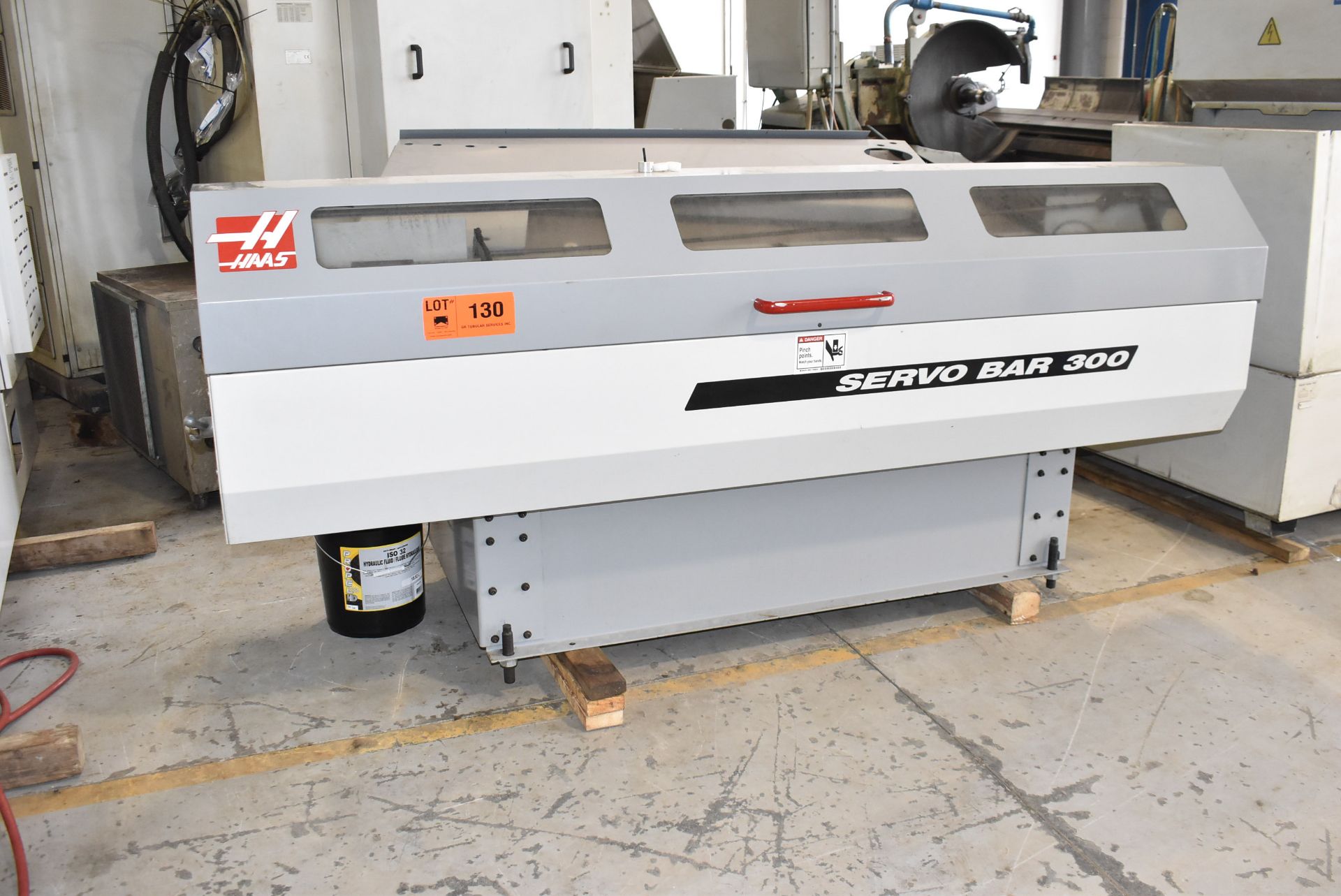 HAAS 300 SERVO BAR FEEDER, S/N 91528 (CI) (LOCATED AT 3601 75 AVENUE, LEDUC, AB, T9E 0Z5)