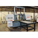 DURMA (2012) DCB-S800 SWIVEL BASE SEMI-AUTOMATIC HORIZONTAL BAND SAW WITH 31"X36" MAX. CAPACITY,