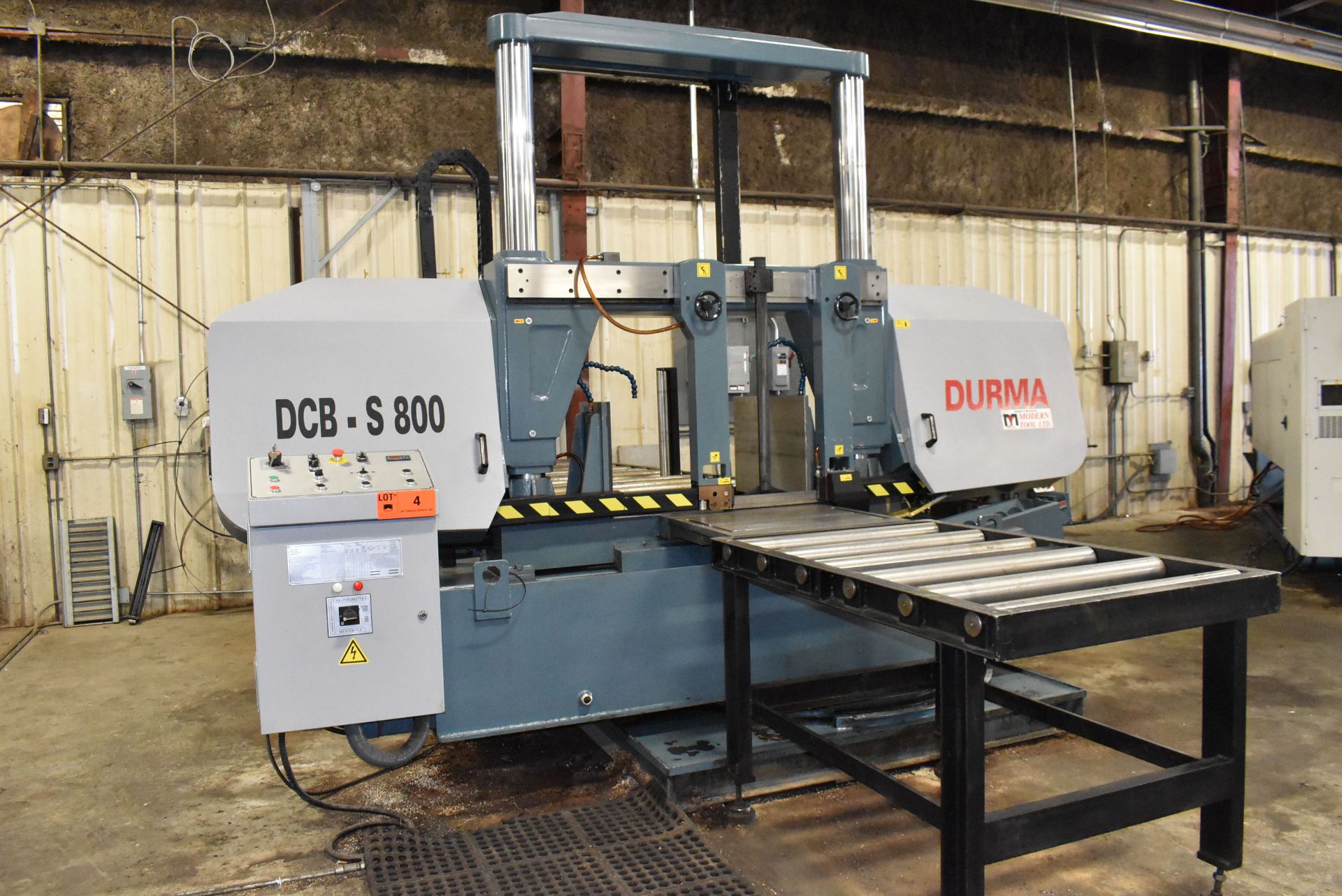 DURMA (2012) DCB-S800 SWIVEL BASE SEMI-AUTOMATIC HORIZONTAL BAND SAW WITH 31"X36" MAX. CAPACITY,