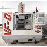 HAAS VF-0 CNC VERTICAL MACHINING CENTER WITH HAAS CNC CONTROL, 14" X 26" TABLE, TRAVELS: X - 20";