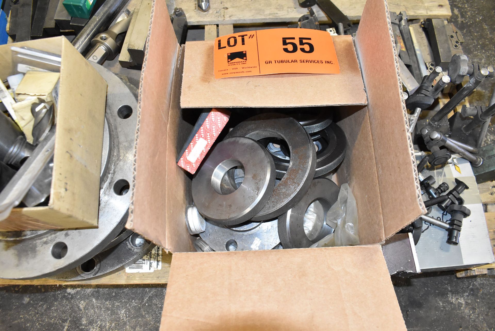 LOT/ CONTENTS OF PALLET CONSISTING OF LATHE TOOLING AND BORING BARS - Image 3 of 4