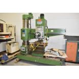 STANKO Z3050X16/1 5' RADIAL ARM DRILL WITH SPEEDS TO 2400 RPM, T-SLOT BOX TABLE, S/N: N/A (CI) (