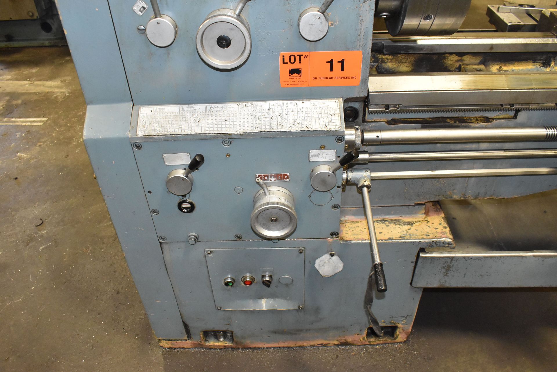 SUMMIT GAP BED ENGINE LATHE WITH 20" SWING OVER BED, 28" SWING IN GAP, 88" DISTANCE BETWEEN CENTERS, - Image 5 of 10