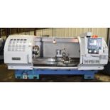 MODERN TNC-670GLX2000 CNC TWIN CHUCK HOLLOW SPINDLE LATHE WITH FAGOR CNC CONTROL, (2) 15.5" 3-JAW