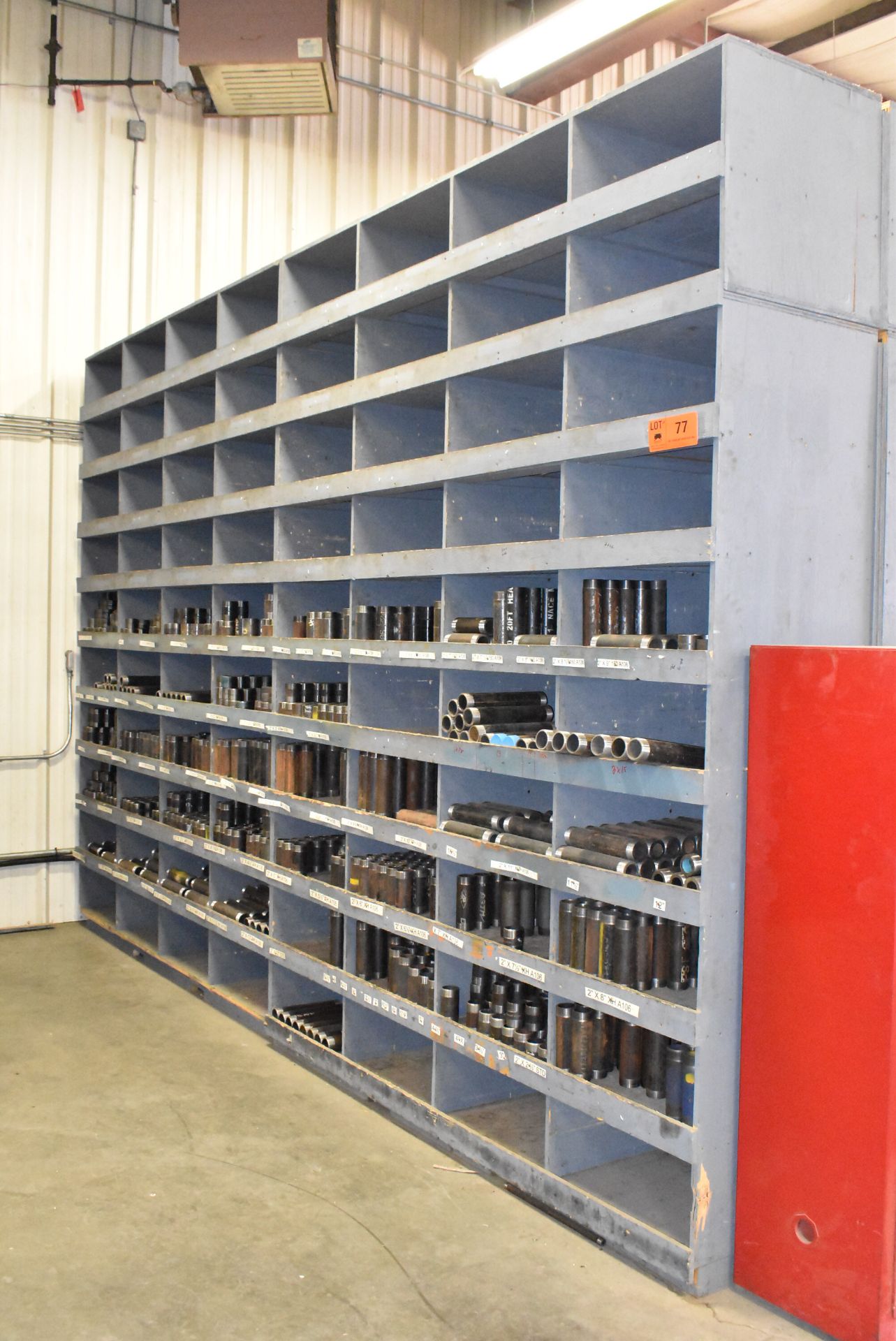 LOT/ (6) WOODEN PIGEON HOLE STORAGE CABINETS - Image 2 of 7