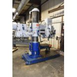 CARLTON 4' RADIAL ARM DRILL WITH 15" COLUMN, S/N: N/A (CI)