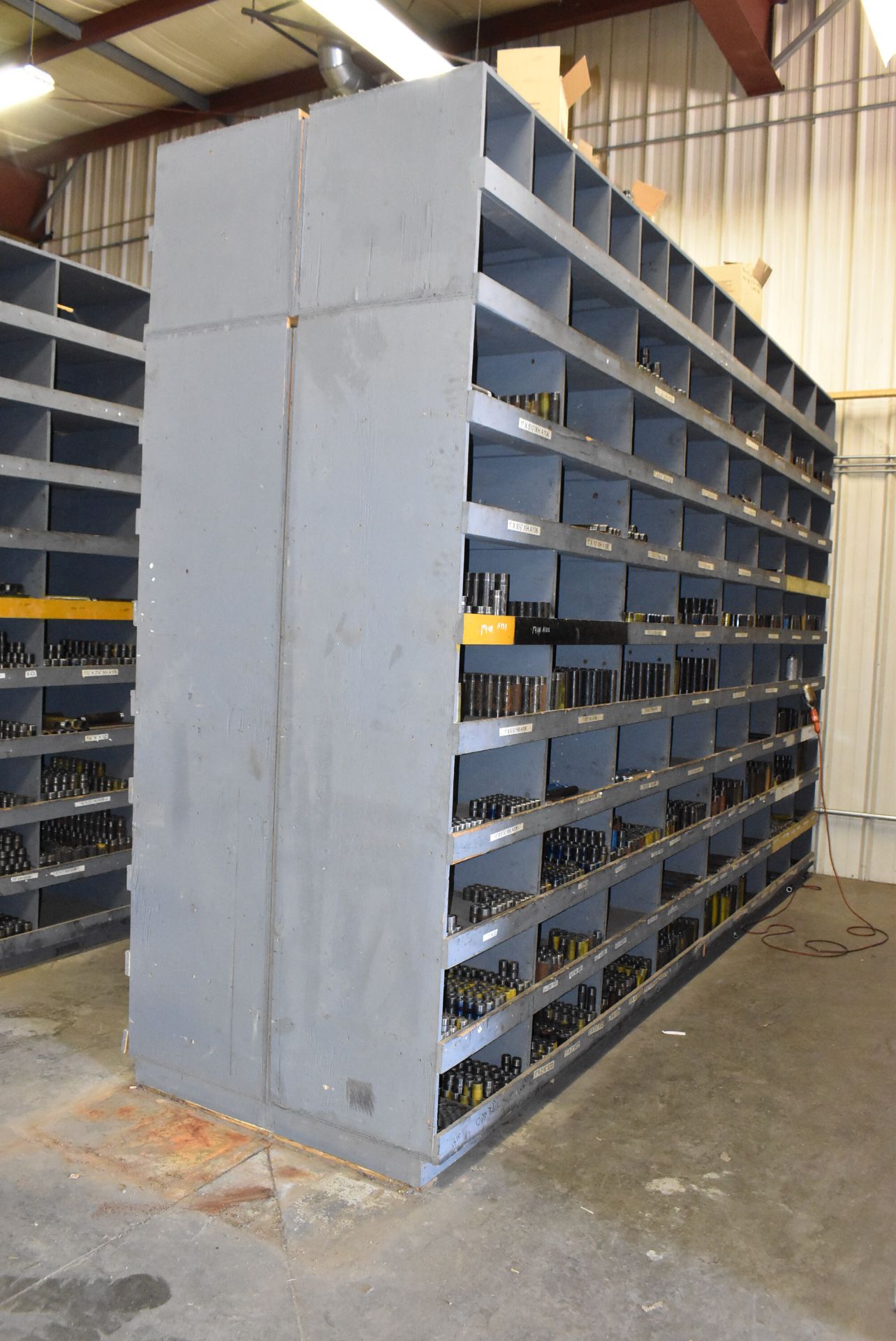 LOT/ (6) WOODEN PIGEON HOLE STORAGE CABINETS - Image 5 of 7