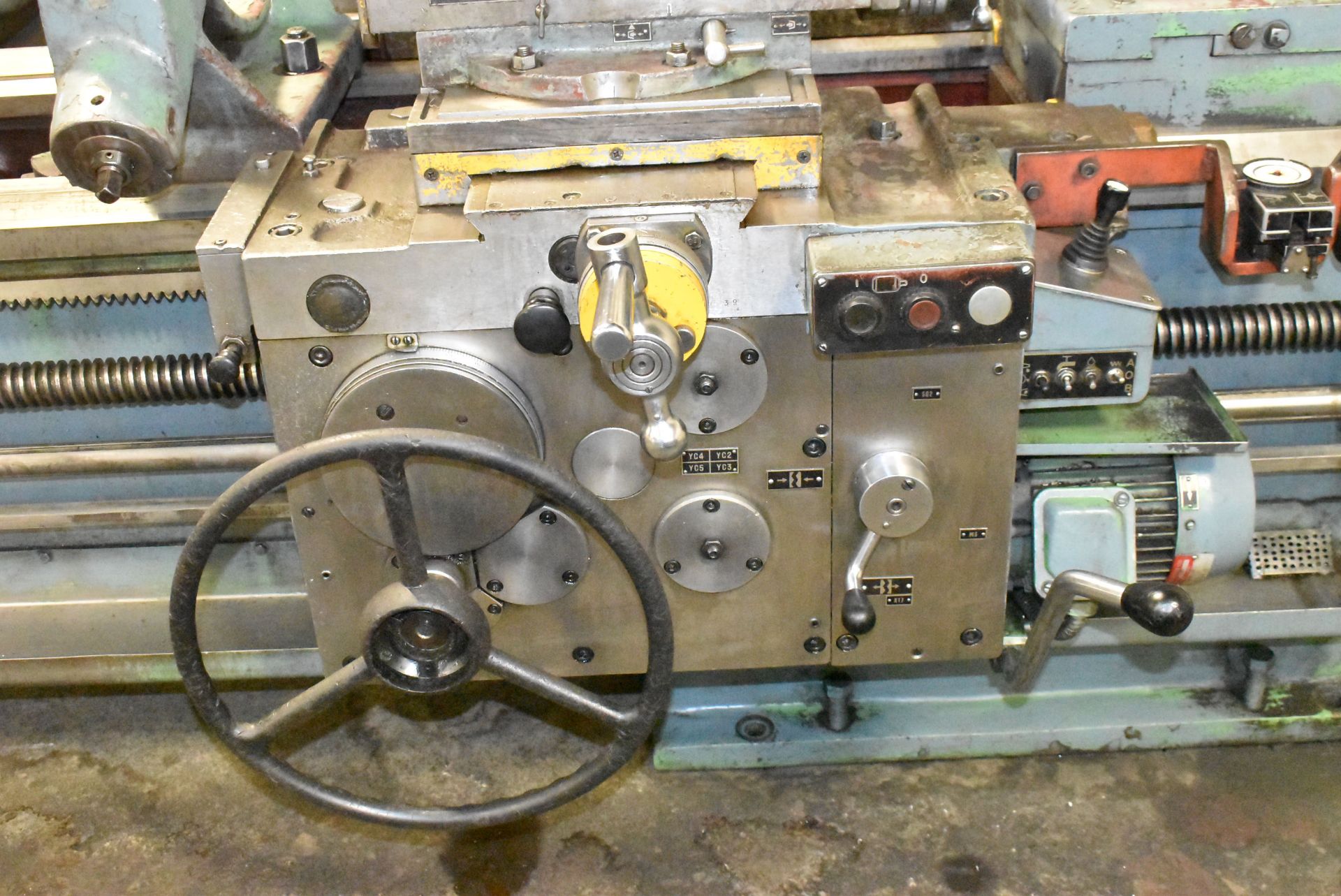 STANKO 1M63B-1 ENGINE LATHE WITH 30.5" SWING OVER BED, 62" DISTANCE BETWEEN CENTERS, 3.25" SPINDLE - Image 7 of 10