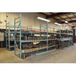 LOT/ (20) SECTIONS OF HEAVY DUTY ADJUSTABLE PALLET RACKING