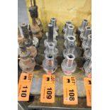 LOT/ (5) HSK100 TOOL HOLDERS [RIGGING FOR LOT #109 - $25 CAD PLUS APPLICABLE TAXES]