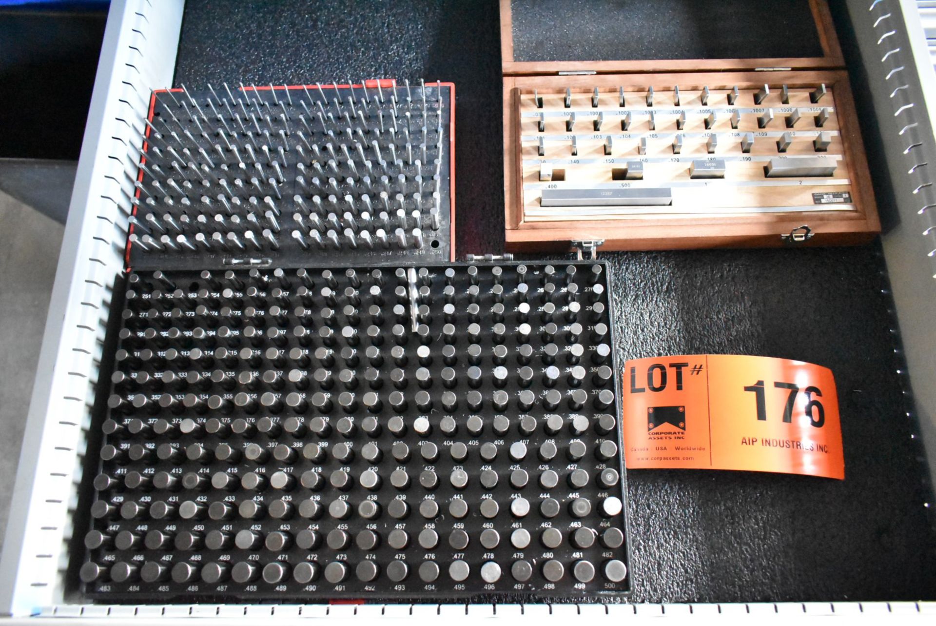 LOT/ CONTENTS OF DRAWER CONSISTING OF GAUGE BLOCKS