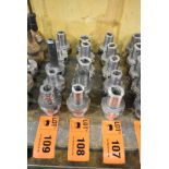 LOT/ (5) HSK100 TOOL HOLDERS [RIGGING FOR LOT #108 - $25 CAD PLUS APPLICABLE TAXES]