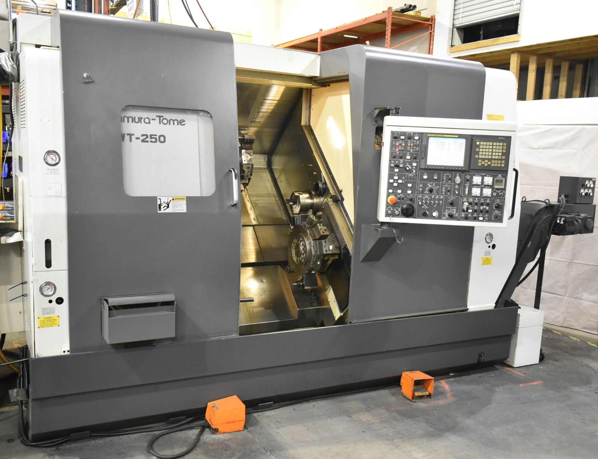 NAKAMURA TOME (2005) WT250 MULTI-AXIS OPPOSED SPINDLE AND TWIN TURRET CNC MULTI TASKING CENTER