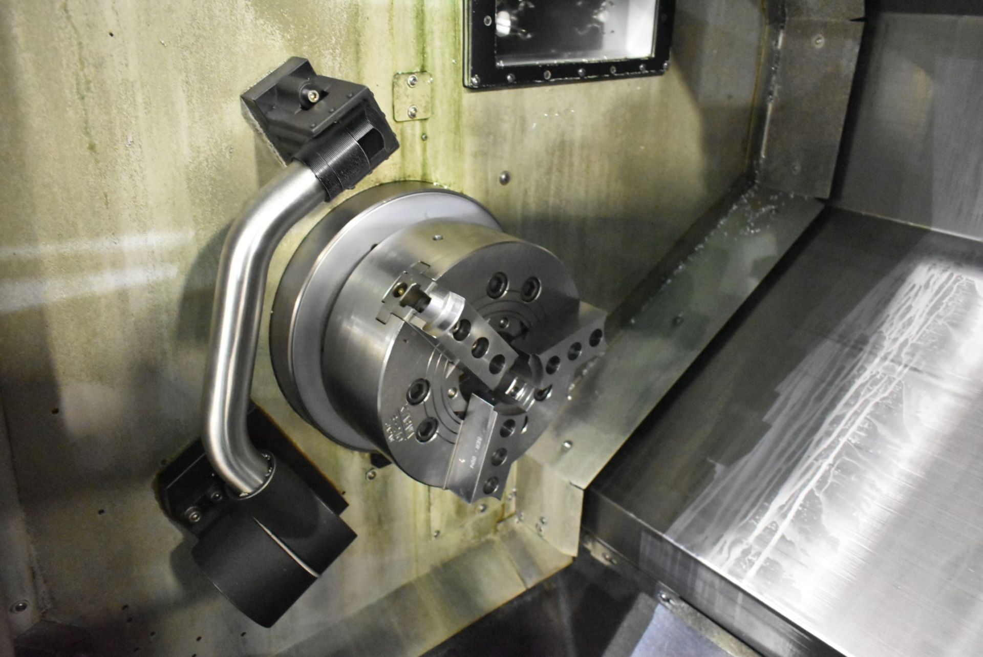 OKUMA (2012) GENOS L440E CNC TURNING CENTER WITH OKUMA 0SP-P200LA-R CNC CONTROL, KITIGAWA B210 10" - Image 5 of 9