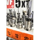 LOT/ (4) CAT40 TOOL HOLDERS [RIGGING FOR LOT #48 - $25 CAD PLUS APPLICABLE TAXES]