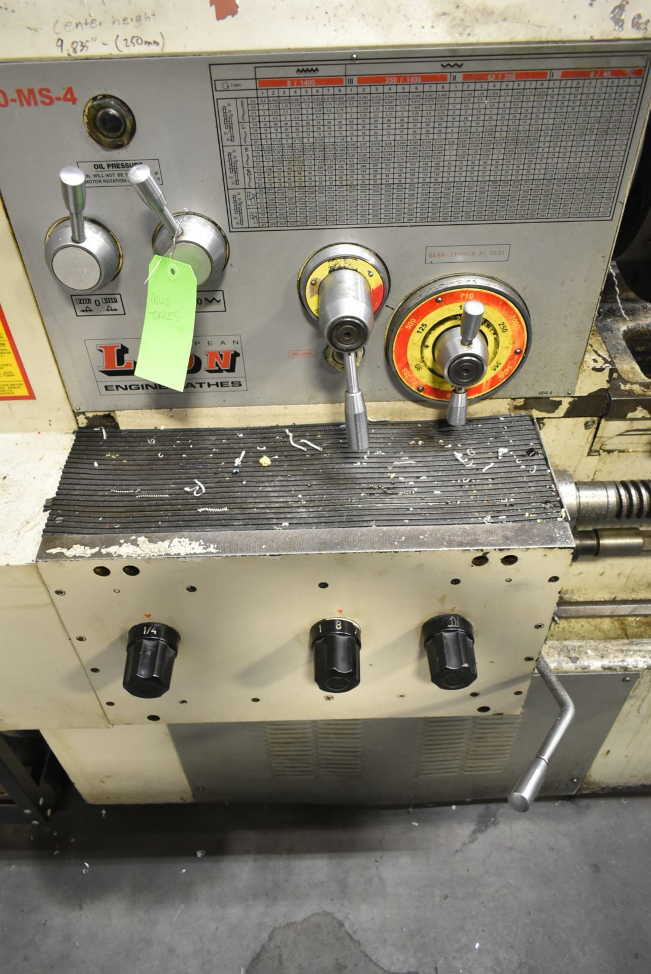 LION C11MS GAP BED ENGINE LATHE WITH 24" SWING IN THE BED, 30" SWING IN THE GAP, 119" IN BETWEEN - Image 5 of 8