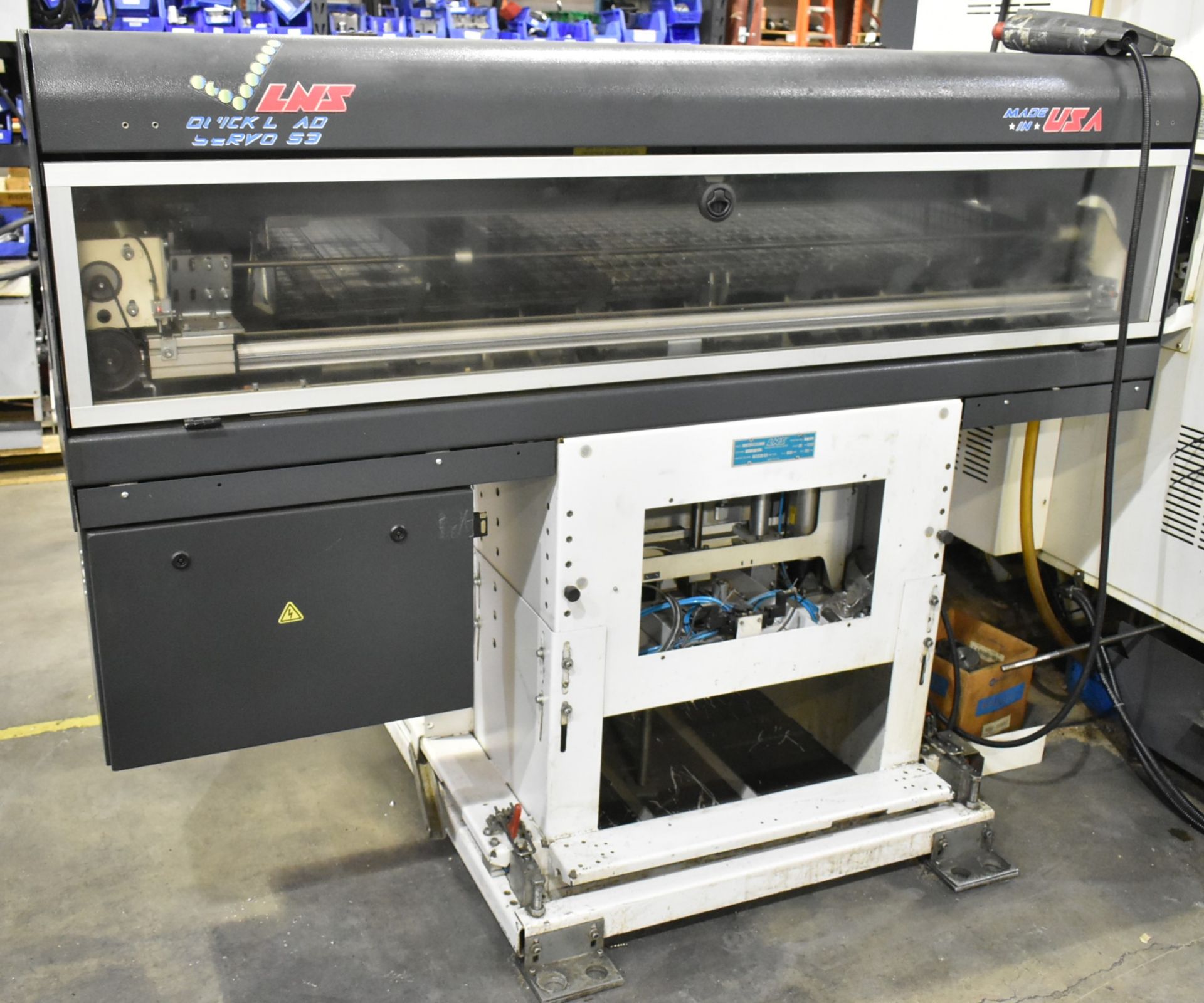 LNS (2002) QUICKLOAD S3 CNC SERVO BAR FEEDER S/N:302931 (CI) [RIGGING FOR LOT #12 - $350 CAD PLUS