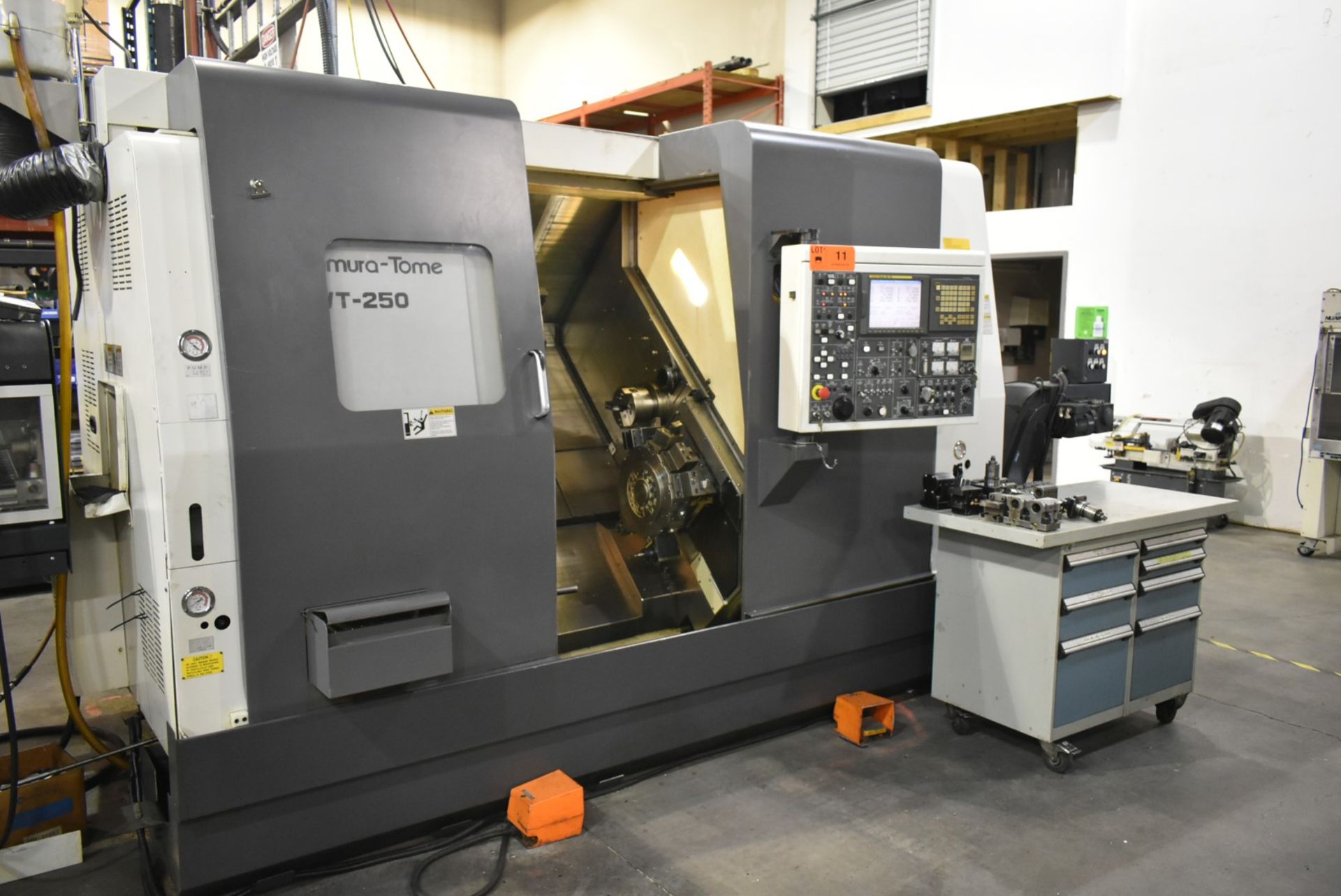 NAKAMURA TOME (2005) WT250 MULTI-AXIS OPPOSED SPINDLE AND TWIN TURRET CNC MULTI TASKING CENTER - Image 2 of 9