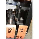 LOT/ (4) HSK100 TOOL HOLDERS