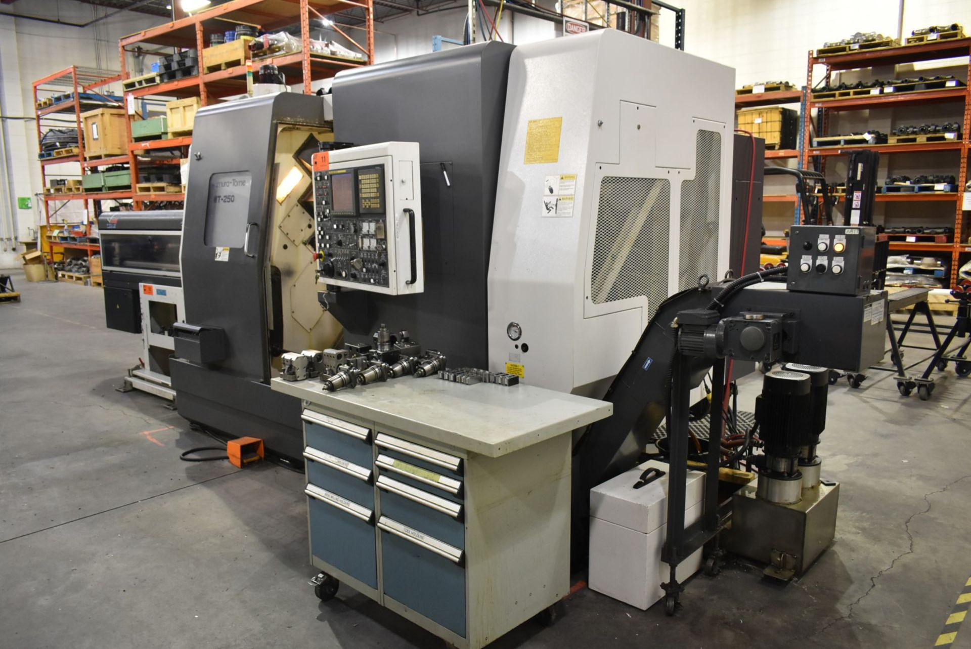 NAKAMURA TOME (2005) WT250 MULTI-AXIS OPPOSED SPINDLE AND TWIN TURRET CNC MULTI TASKING CENTER - Image 3 of 9