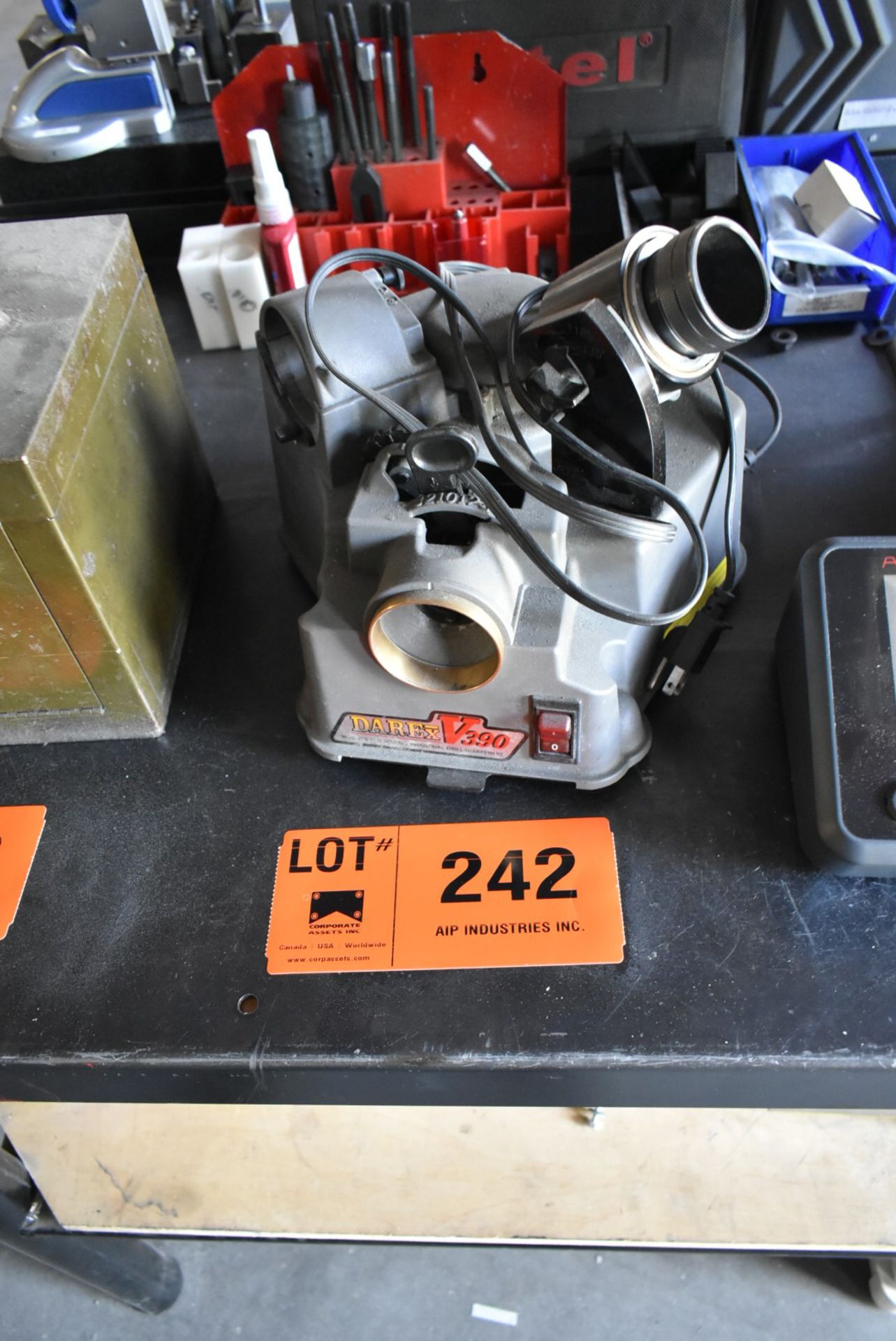 DRILL POINT SHARPENER [RIGGING FOR LOT #242 - $25 CAD PLUS APPLICABLE TAXES]