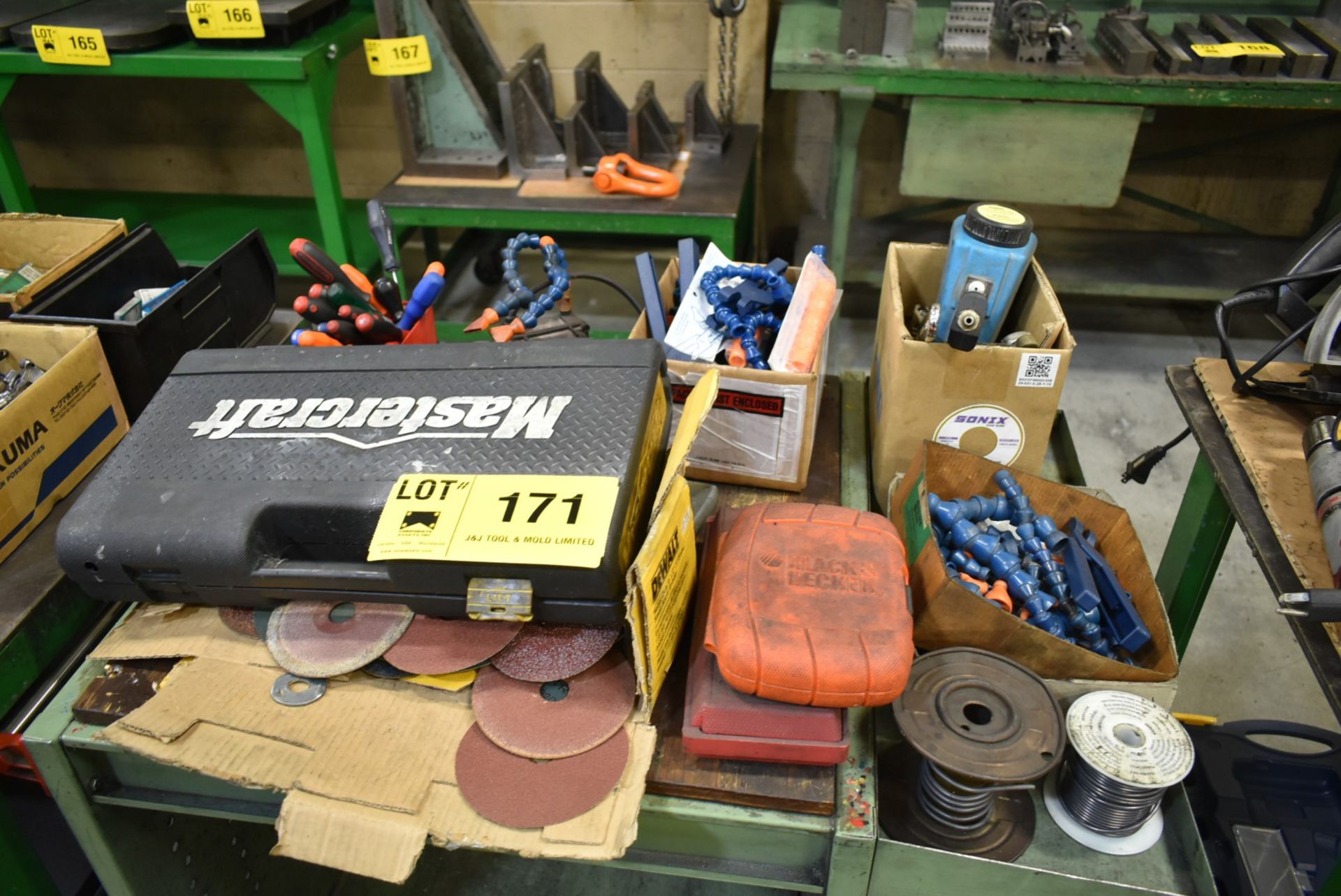 { Choice of lots: 161, 169, 171 } LOT/ HAND TOOLS [RIGGING FEE FOR LOT ...