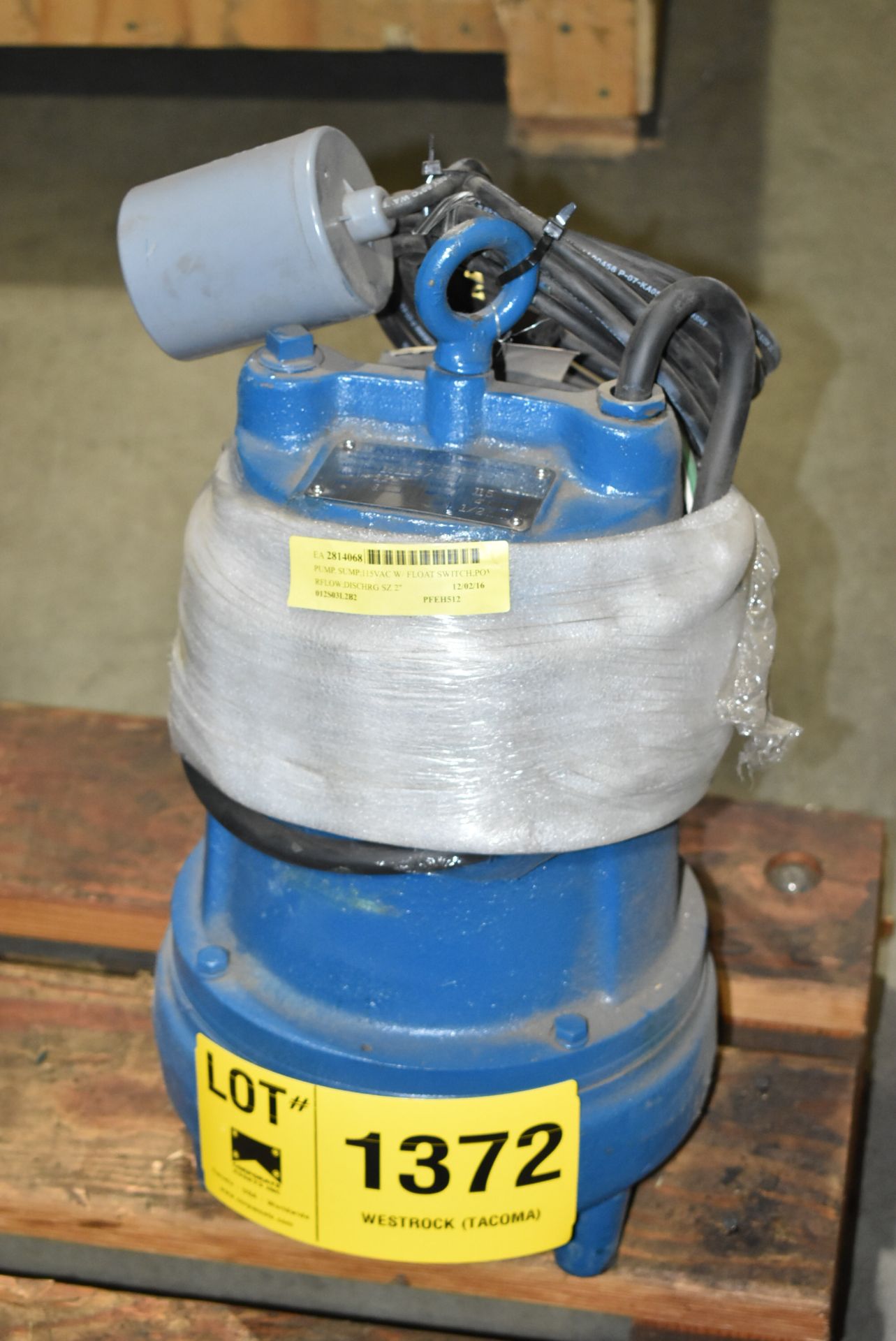{ Choice of lots: 1372, 1373 } (2007) POWER-FLO PHEH512 0.5 HP SUMP ...