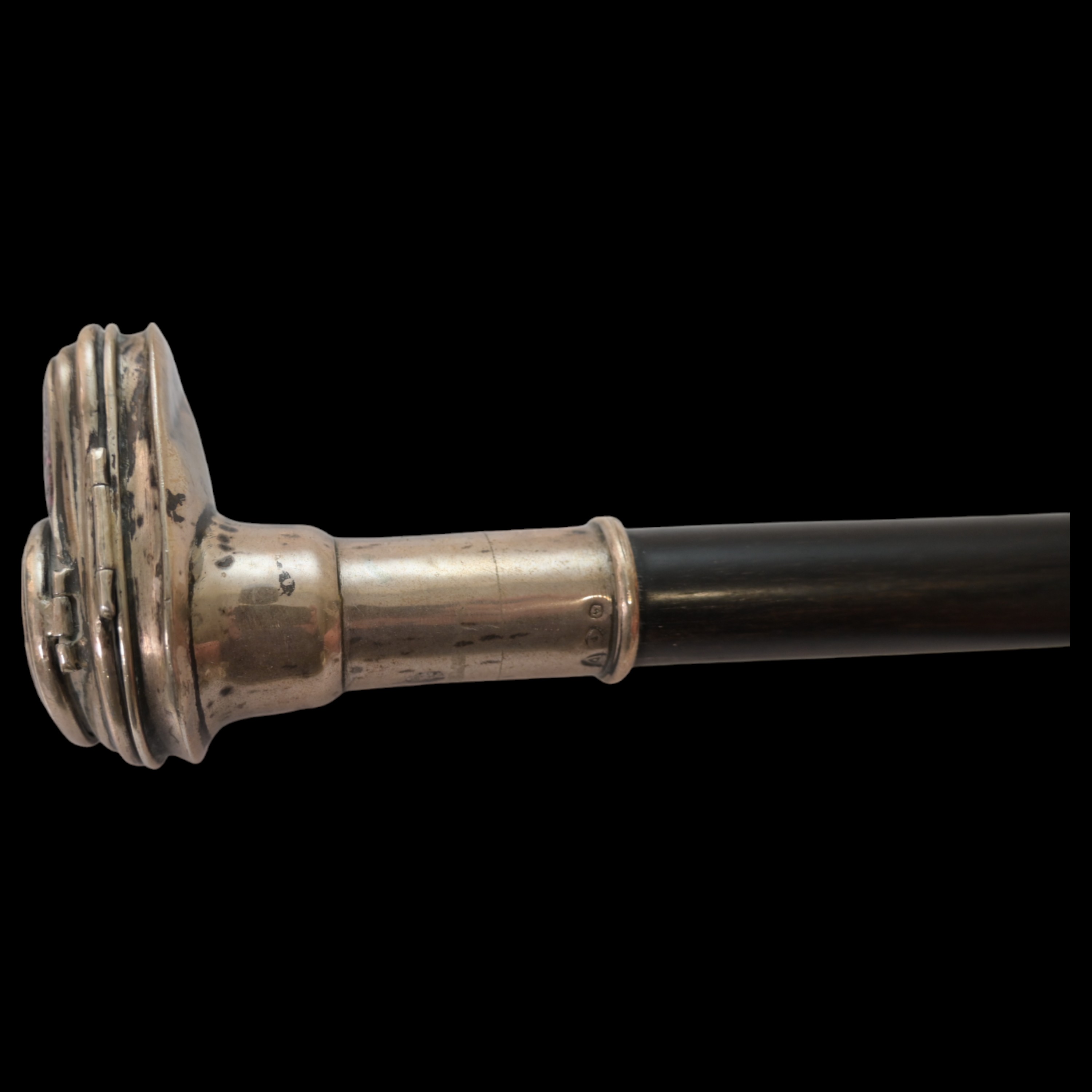 A rare Walking Stick Cane, watch Ancora, early 20th century. - Image 3 of 8