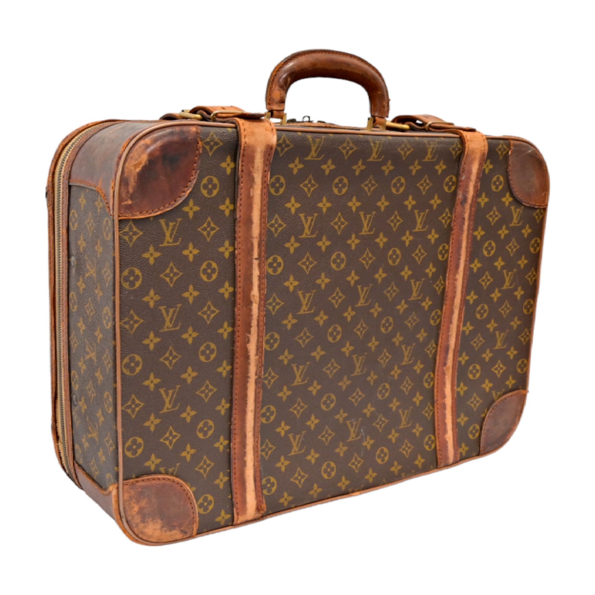 Vintage Louis Vuitton Soft Sided Suitcase, 20th century.