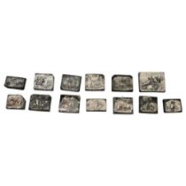 Set of 13 stamps for engravings on the theme of Napoleon and the First Empire.