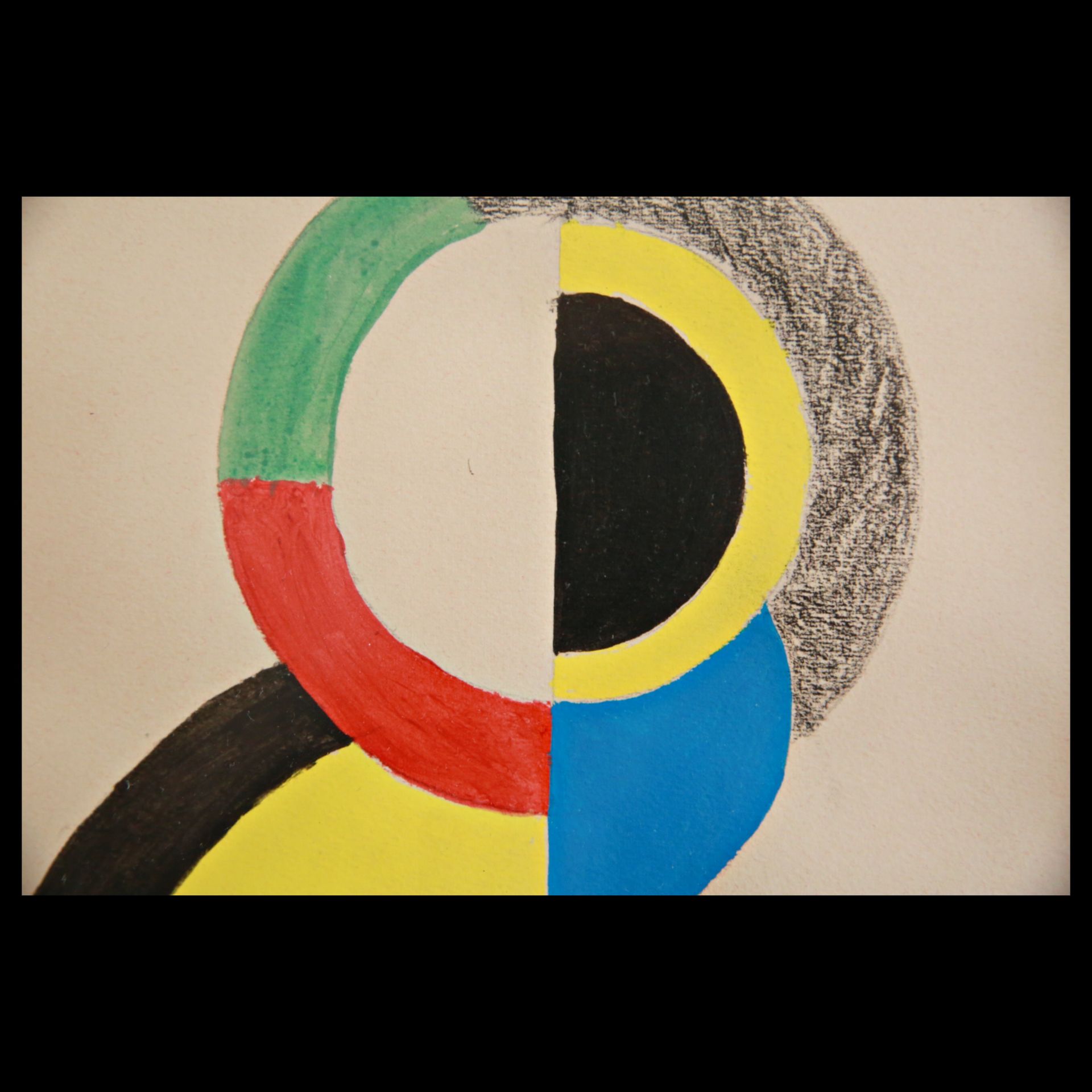 Abstract composition, Lithograph, signed Sonia Delaunay. - Image 6 of 9