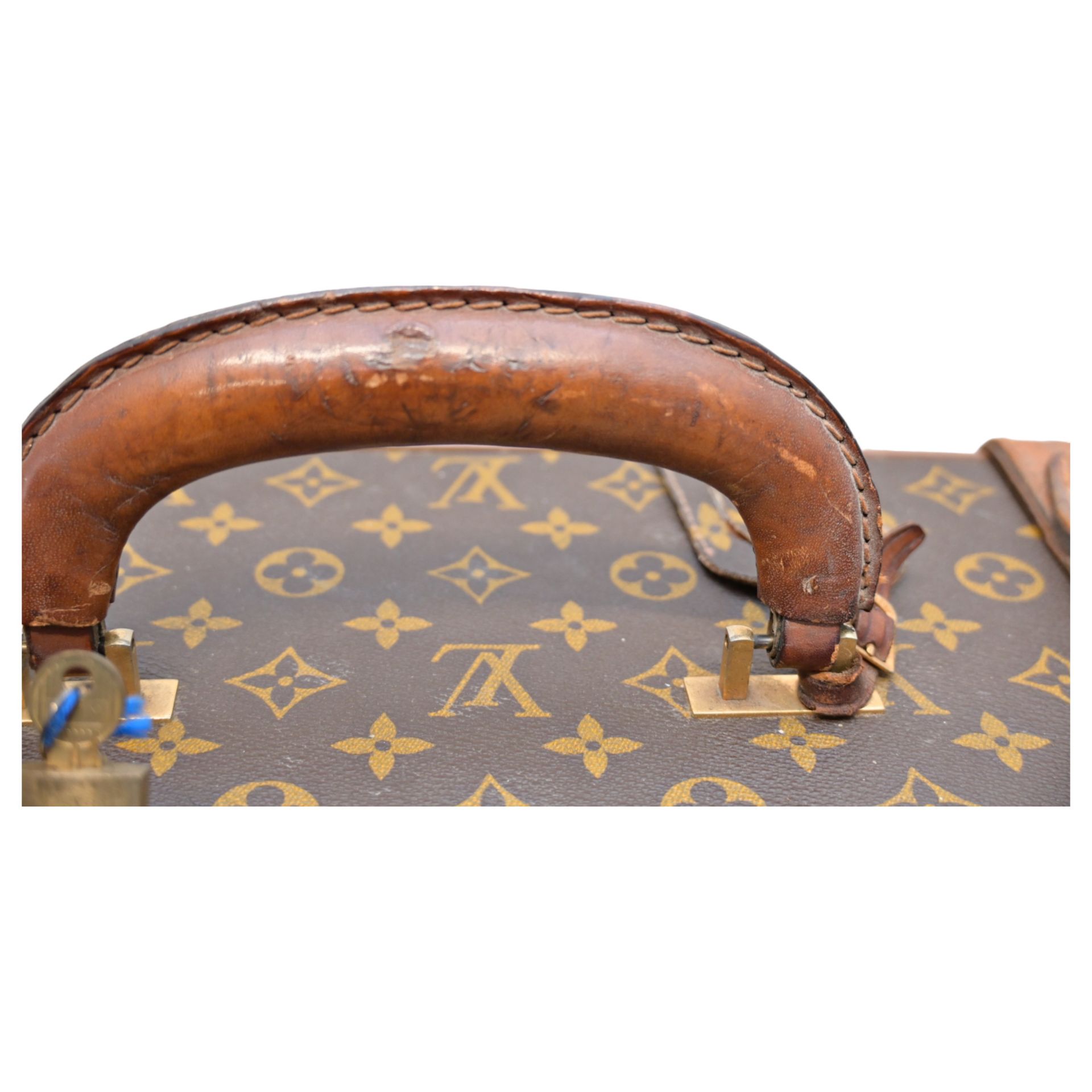 Vintage Louis Vuitton Soft Sided Suitcase, 20th century. - Image 6 of 7