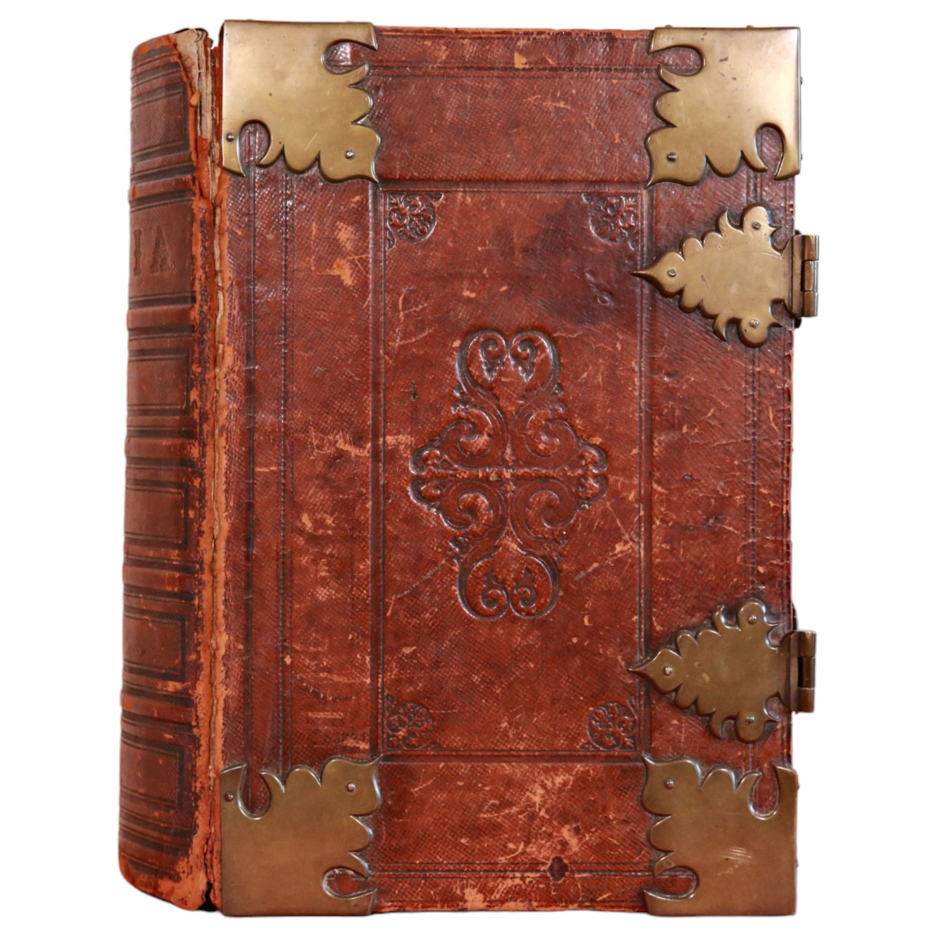 Rare Bible, High quality engravings, Large size, bound in leather, Amsterdam, 1663. - Bild 2 aus 37