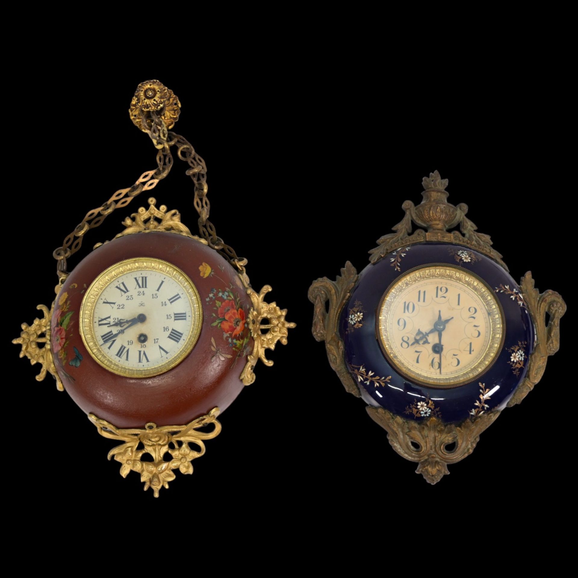 Set of two wall clocks, France, 19th-20th century. - Bild 2 aus 9
