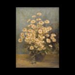 SOFIA KUVSHINNIKOVA (1847-1907). Still life with daisies, oil on canvas, signature and date illegibl
