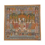 Tibetan Buddhist Thangka painting, 20th century.