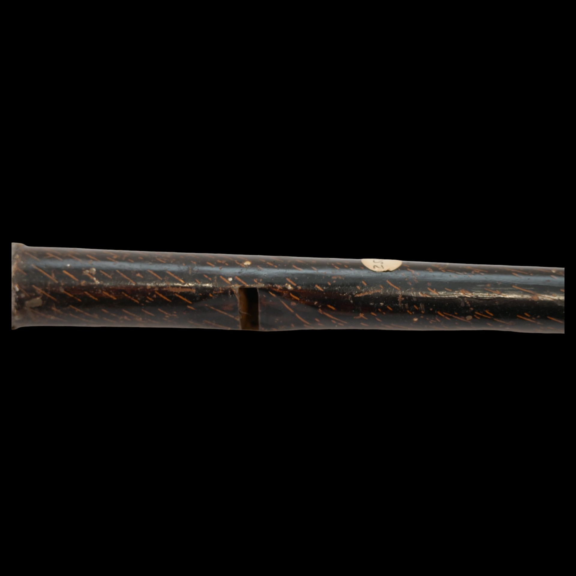 A rare Walking Stick Flute Cane, 19th century. - Image 4 of 5