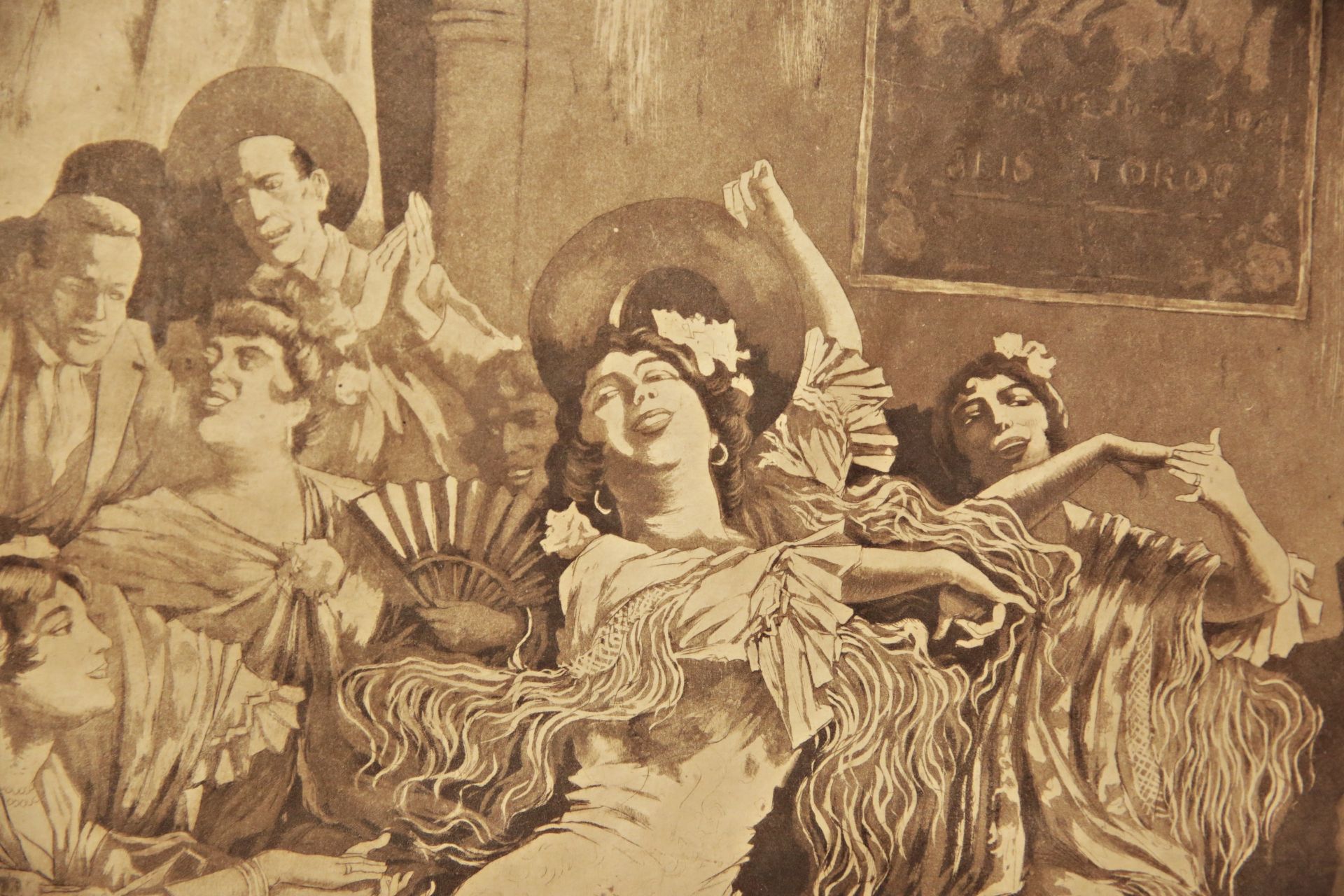 Hilaire Z. LARRAMET (French, 19th-20th century) "Tango" 1908, lithograph. - Bild 4 aus 5