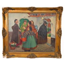 Painting, oil on canvas, France, first half of the 20th century. Signed by the artist Belder.