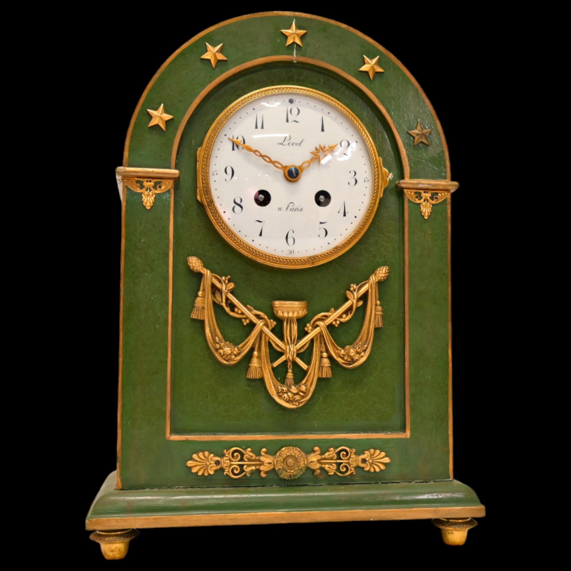 Magnificent clock, First Empire, early 19th century. - Bild 8 aus 13