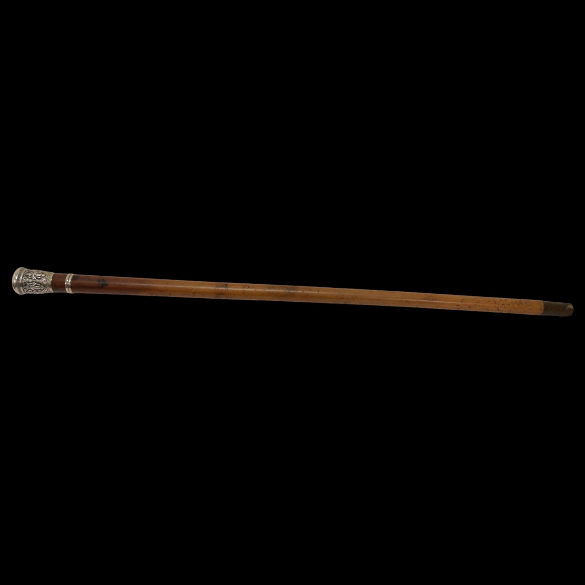 A rare "Chaliapin" Walking Stick Cane with a container for a Cognac, 1early 20th century. - Bild 2 aus 6
