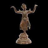 Bronze sculpture "Balinese Dancer", France, early 20th century. Collectibles and home decor.