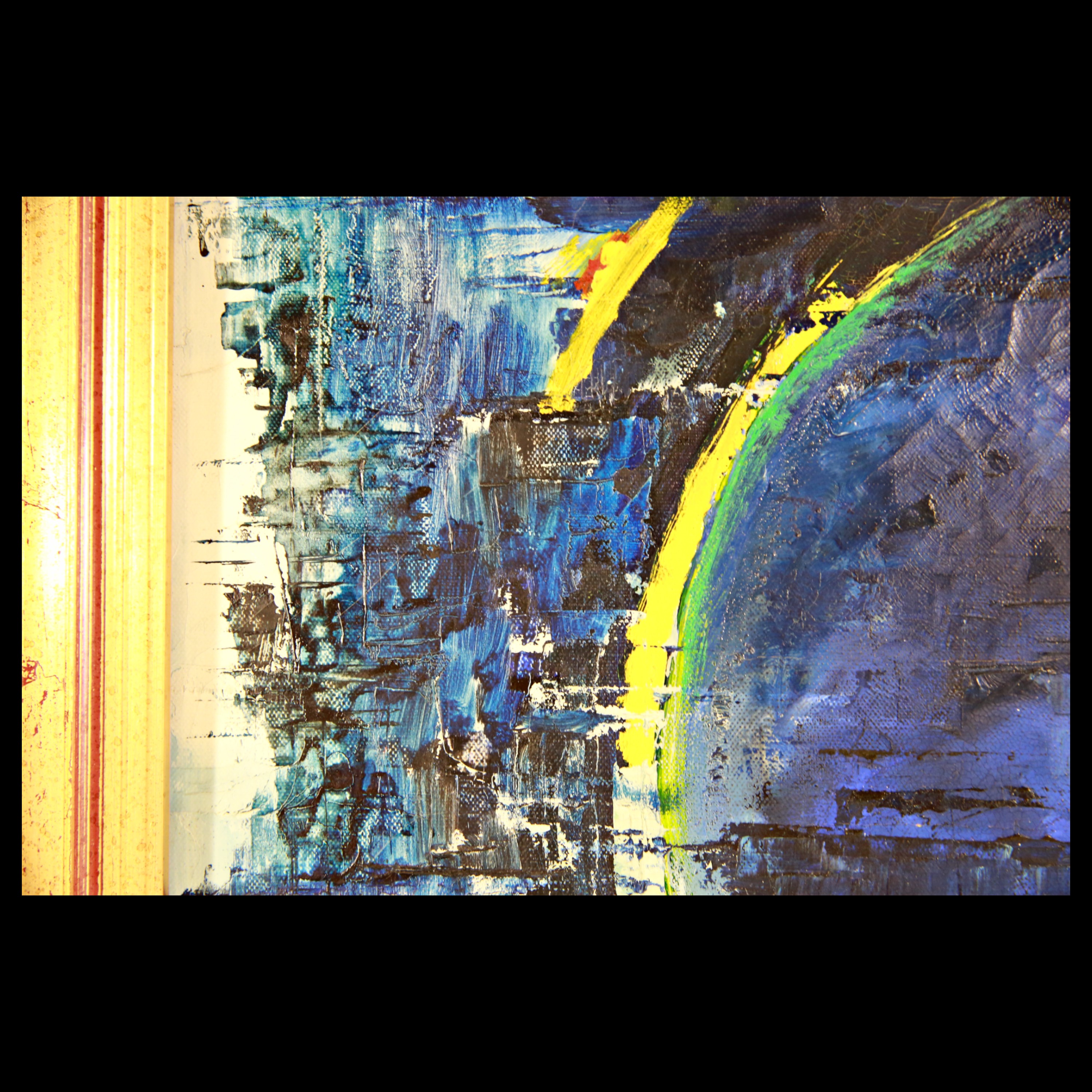 Jean Claude MENASCE, abstract painting, oil on canvas, 1969, French painting of the 20th century. - Image 3 of 8