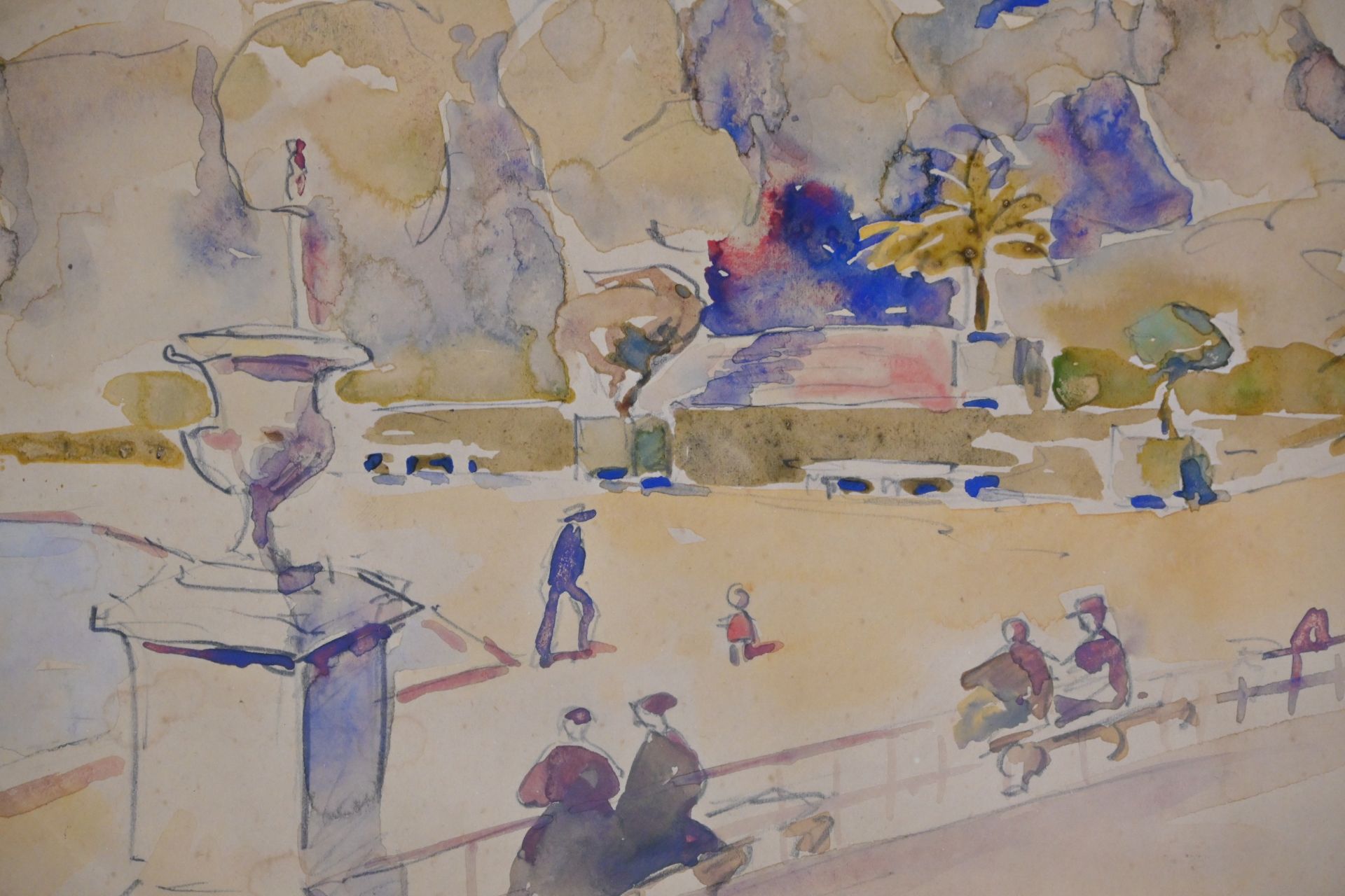Pierre HEIDMANN (XX), watercolor on paper, French painting of the 20th C. - Image 5 of 6