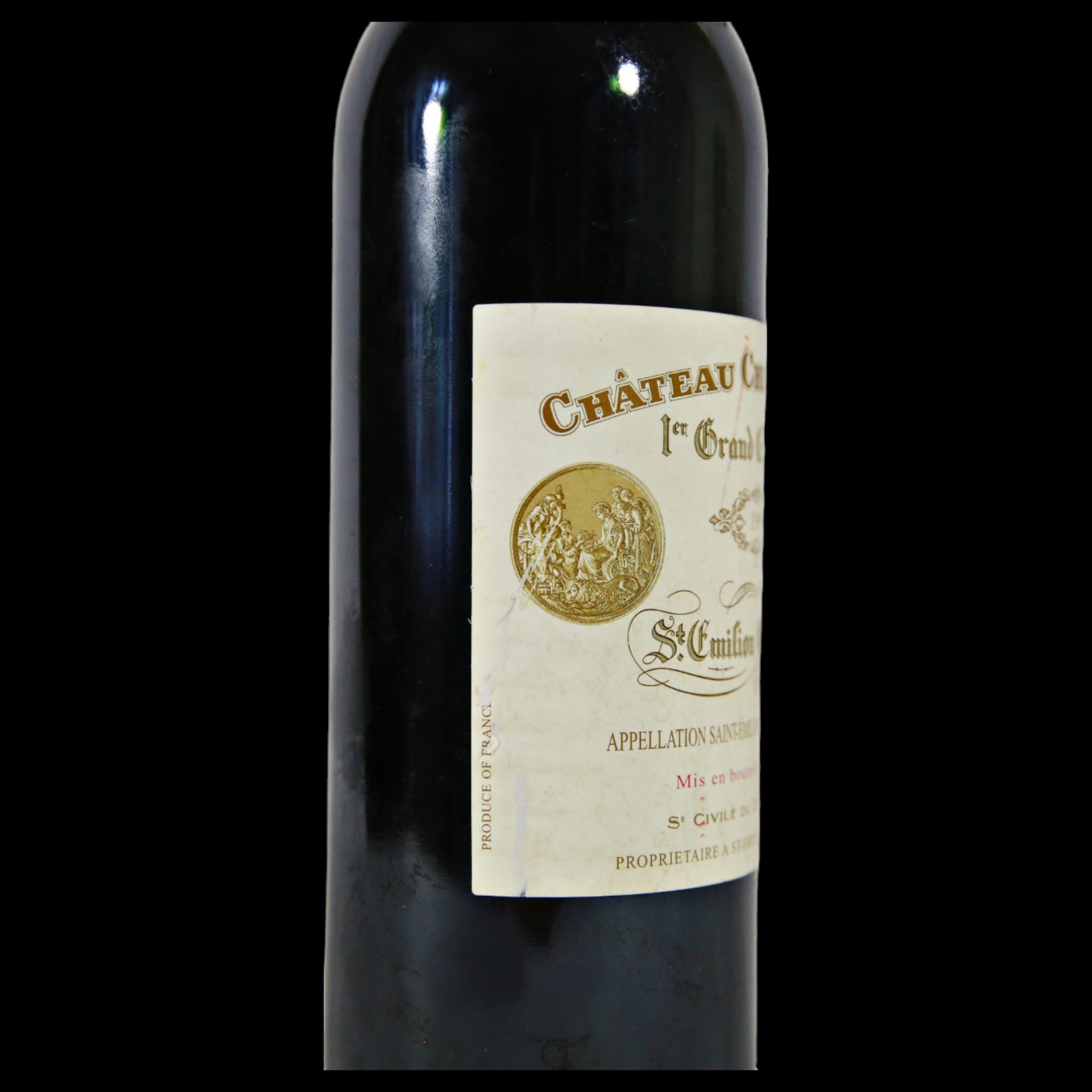 Bottle Vintage Chateau Cheval Blanc 1999, Bordeaux, Saint-Emilion Premier Grand Cru Classe. - Bild 6 aus 15