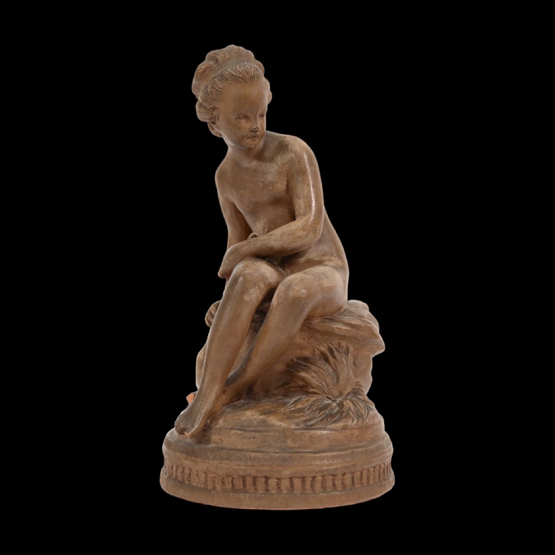 Etienne Maurice FALCONET (1716-1791), "YOUNG NAKED WOMAN" signet "Falconet". France, 18th century.